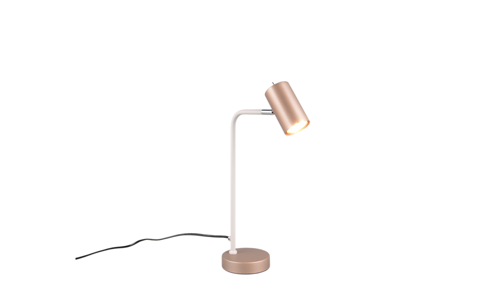Trio Lighting Trio MARLEY table lamp | 1x GU10 | mocha brown | 45 cm