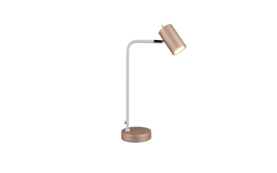 Trio Lighting Trio MARLEY table lamp | 1x GU10 | mocha brown | 45 cm