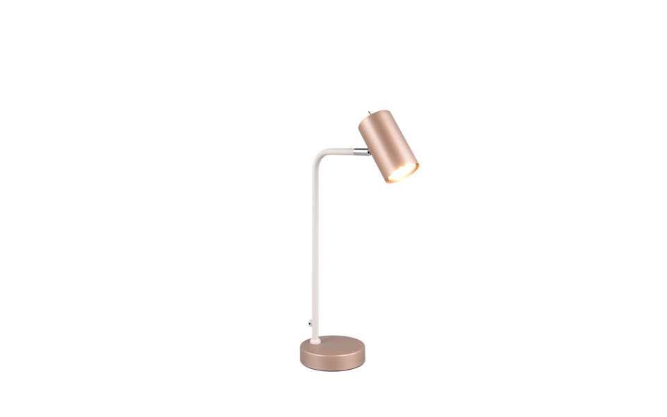 Trio Lighting Trio MARLEY table lamp | 1x GU10 | mocha brown | 45 cm