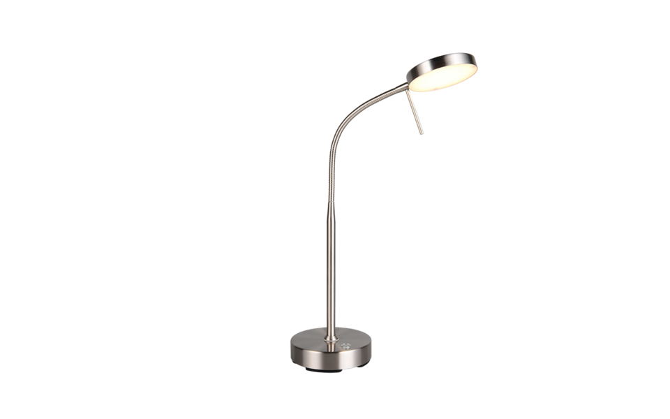 Trio Lighting Trio MORENO tafellamp | LED | nikkel mat | 14 x 45 cm | IP20 | 1x 3W | 300 lm | 2700+4000+6000K | dimbaar Trio Lighting Trio MORENO tafellamp | LED | nikkel mat | 14 x 45 cm | IP20 | 1x 3W | 300 lm | 2700+4000+6000K | dimbaar
