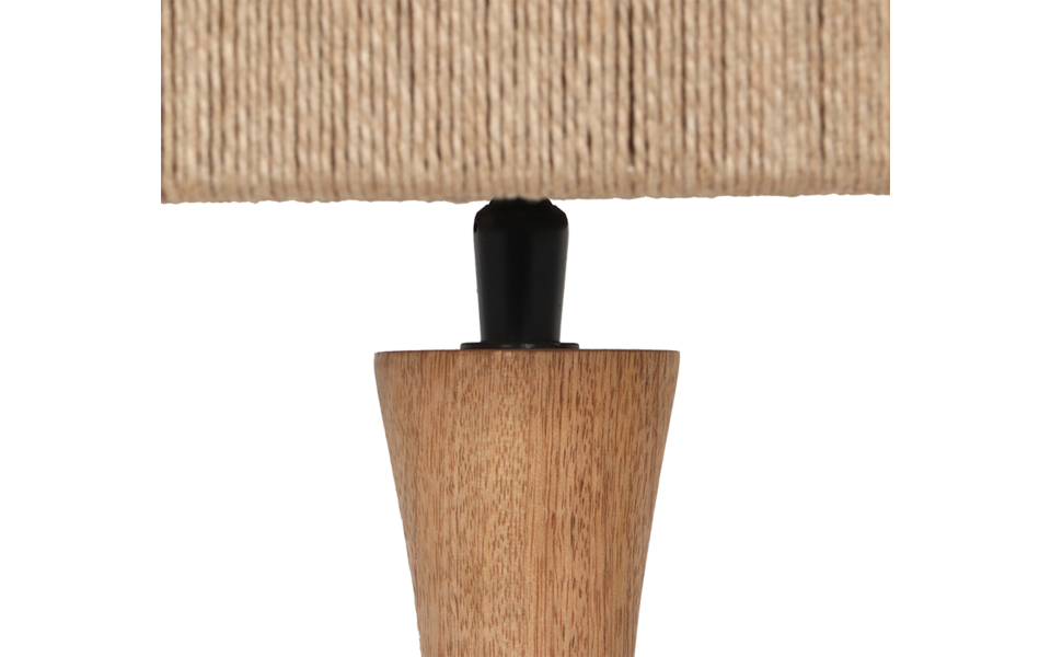 Trio Lighting Trio TOBA tafellamp | E27 Fitting | natuurlijke afwerking | Ø 24,5 cm | IP20 | excl. 1x E27 | max. 10W Trio Lighting Trio TOBA tafellamp | E27 Fitting | natuurlijke afwerking | Ø 24,5 cm | IP20 | excl. 1x E27 | max. 10W