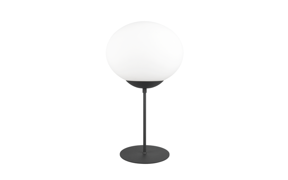 Trio Lighting Trio FOMENTO table lamp | 1x E27 max 40W | black | Ø 30 cm | 52 cm