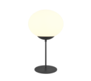 Trio Lighting Trio FOMENTO tafellamp | E27 Fitting | mat zwart met wit | Ø 30 cm | IP20 | excl. 1x E27 | max. 15W