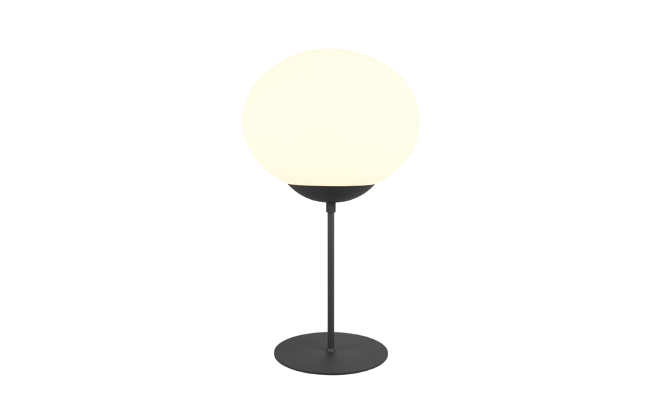 Trio Lighting Trio FOMENTO table lamp | 1x E27 max 40W | black | Ø 30 cm | 52 cm