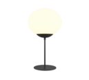 Trio Lighting Trio FOMENTO tafellamp | E27 Fitting | mat zwart met wit | Ø 30 cm | IP20 | excl. 1x E27 | max. 15W