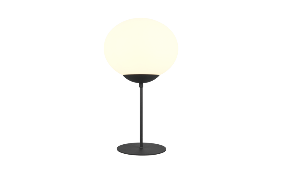Trio Lighting Trio FOMENTO table lamp | 1x E27 max 40W | black | Ø 30 cm | 52 cm