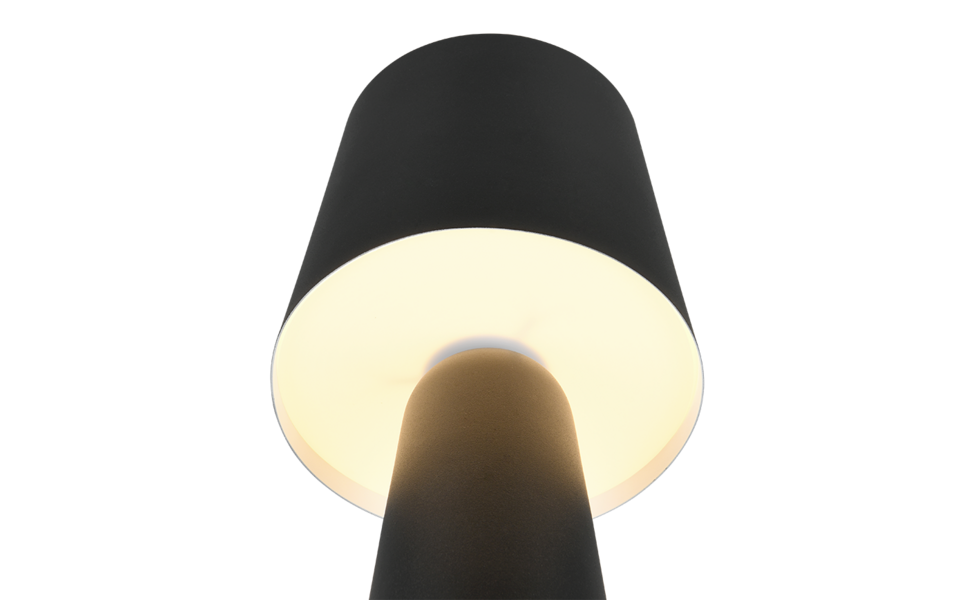 Trio Lighting Trio NUBIAN table lamp | 1x E27 max 40W | black | Ø 16 cm | 40 cm