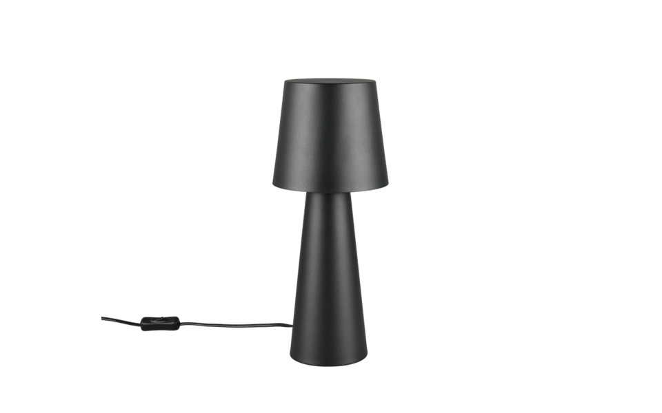 Trio Lighting Trio NUBIAN table lamp | 1x E27 max 40W | black | Ø 16 cm | 40 cm