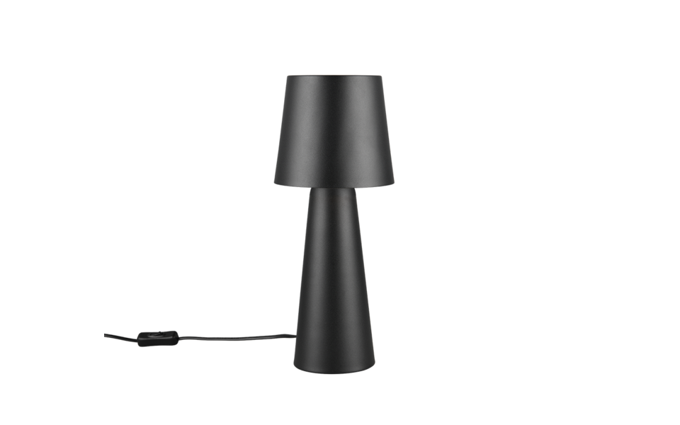 Trio Lighting Trio NUBIAN table lamp | 1x E27 max 40W | black | Ø 16 cm | 40 cm