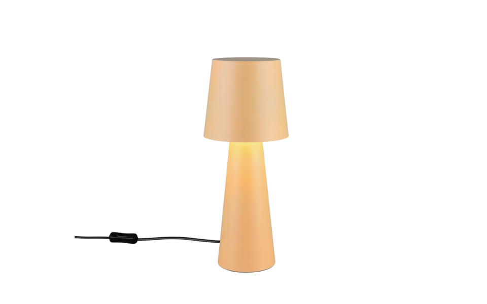 Trio Lighting Trio NUBIAN tafellamp | E27 Fitting | beige | Ø 16 cm | IP20 | excl. 1x E27 | max. 10W