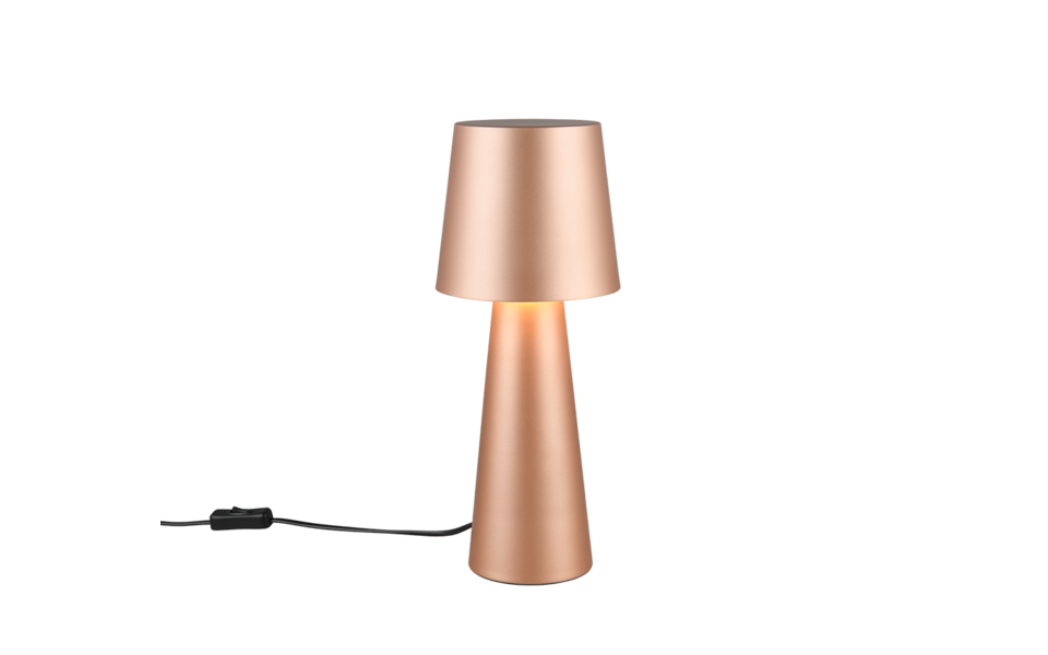 Trio Lighting Trio NUBIAN table lamp | 1x E27 max 40W | mocha brown | Ø 16 cm | 40 cm