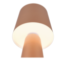 Trio Lighting Trio NUBIAN tafellamp | E27 Fitting | koffie | Ø 16 cm | IP20 | excl. 1x E27 | max. 10W