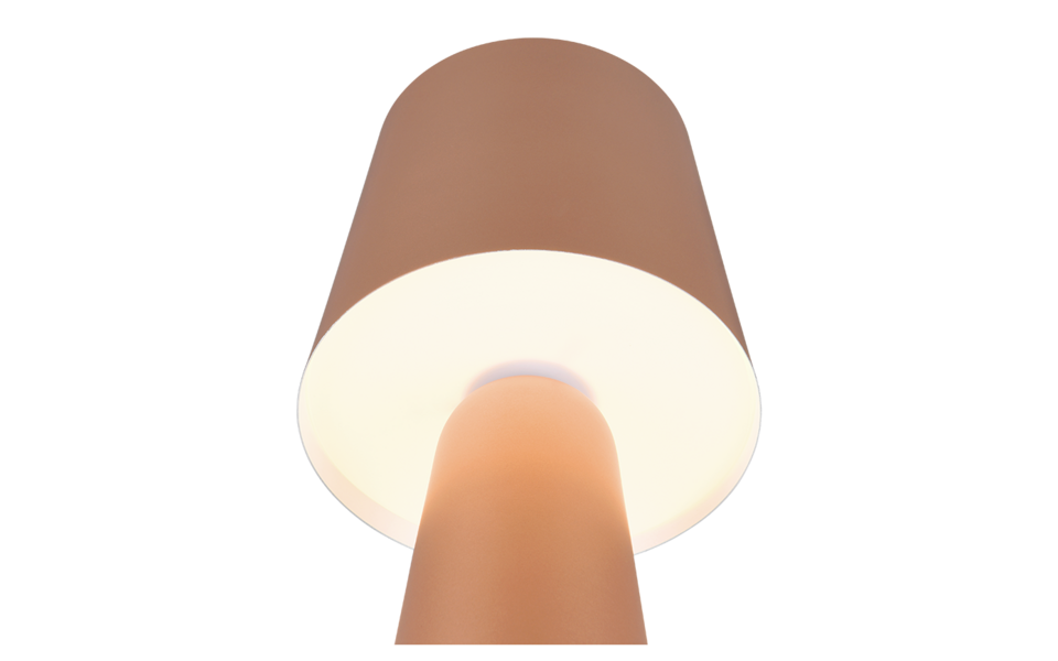 Trio Lighting Trio NUBIAN table lamp | 1x E27 max 40W | mocha brown | Ø 16 cm | 40 cm