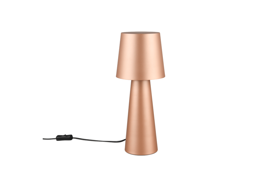 Trio Lighting Trio NUBIAN table lamp | 1x E27 max 40W | mocha brown | Ø 16 cm | 40 cm