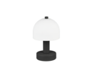 Trio Lighting Trio GLENN tafellamp | E14 Fitting | mat zwart met wit | Ø 12 cm | IP20 | excl. 1x E14 | max. 10W