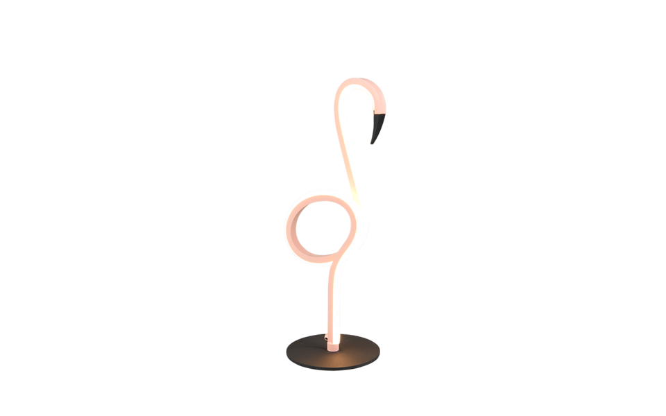 Trio Lighting Trio INGO tafellamp | LED | pink | 14,5 x 12 cm | IP20 | 1x 6W | 550 lm | 3000K Trio Lighting Trio INGO tafellamp | LED | pink | 14,5 x 12 cm | IP20 | 1x 6W | 550 lm | 3000K