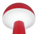 Trio Lighting Trio FUNGO tafellamp | LED | rood | Ø 16 cm | IP54 | 1x 2W | 200 lm | 3000+4000+6500K | dimbaar