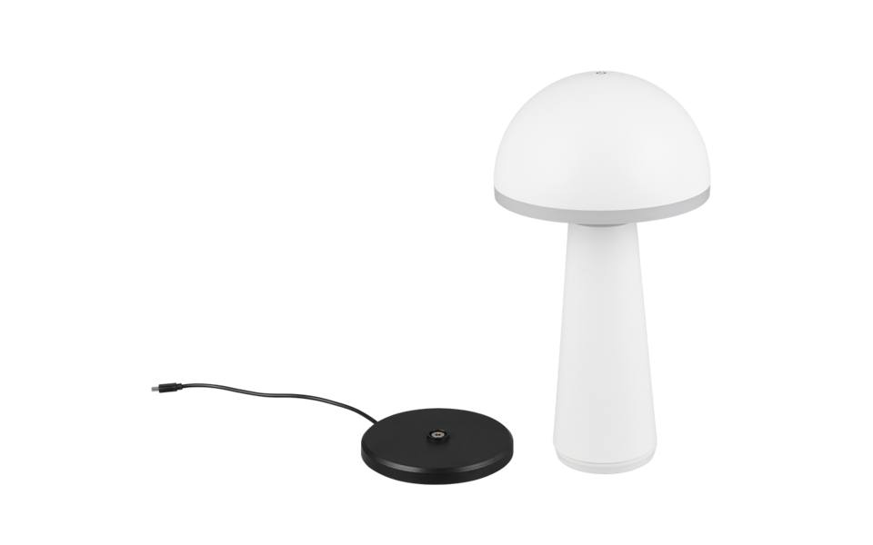 Trio Lighting Trio FUNGO LED table lamp | 1x 2W 200 lm 5000K | chrome | Ø 16 cm | 31 cm Trio Lighting Trio FUNGO LED table lamp | 1x 2W 200 lm 5000K | chrome | Ø 16 cm | 31 cm