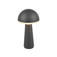 Trio FUNGO tafellamp | LED | antraciet | Ø 16 cm | IP54