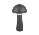 Trio Lighting Trio FUNGO tafellamp | LED | antraciet | Ø 16 cm | IP54 | 1x 2W | 200 lm | 3000+4000+6500K | dimbaar