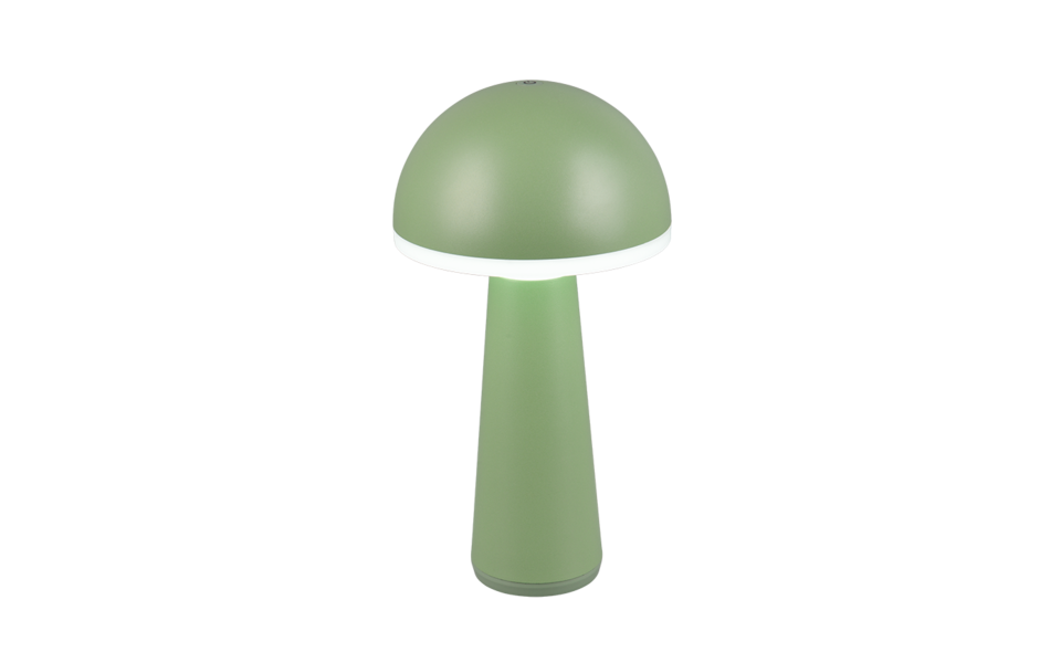 Trio Lighting Trio FUNGO tafellamp | LED | pistaziengrün | Ø 16 cm | IP54 | 1x 2W | 200 lm | 3000+4000+6500K | dimbaar