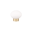 Trio Lighting Trio EARL tafellamp | LED | messing mat met wit | Ø 15,5 cm | IP20 | 1x 1,5W | 100 lm | 3000K
