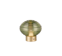 Trio Lighting Trio EARL tafellamp | LED | messing mat met groen | Ø 15,5 cm | IP20 | 1x 1,5W | 100 lm | 3000K