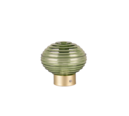Trio Lighting Trio EARL tafellamp | LED | messing mat met groen | Ø 15,5 cm | IP20 | 1x 1,5W | 100 lm | 3000K