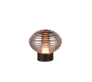 Trio Lighting Trio EARL tafellamp | LED | mat zwart met rookkleur | Ø 15,5 cm | IP20 | 1x 1,5W | 100 lm | 3000K
