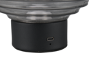 Trio Lighting Trio EARL tafellamp | LED | mat zwart met rookkleur | Ø 15,5 cm | IP20 | 1x 1,5W | 100 lm | 3000K