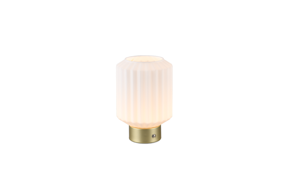 Trio Lighting Trio LORD LED table lamp | 1x 2W 200 lm 3000K | white | Ø 13 cm | 19 cm