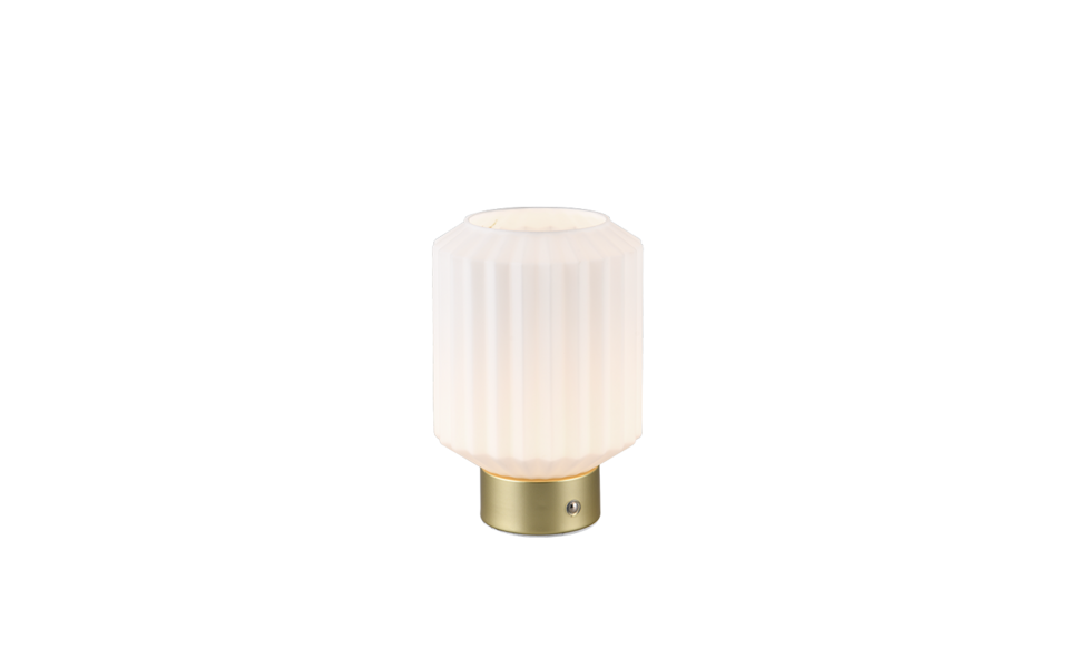 Trio Lighting Trio LORD tafellamp | LED | messing mat | Ø 13 cm | IP20 | 1x 1,5W | 100 lm | 3000K