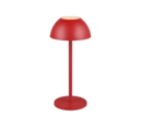 Trio Lighting Trio RICARDO tafellamp | LED | rood | Ø 13,5 cm | IP54 | 1x 1,7W | 240 lm | 3000K