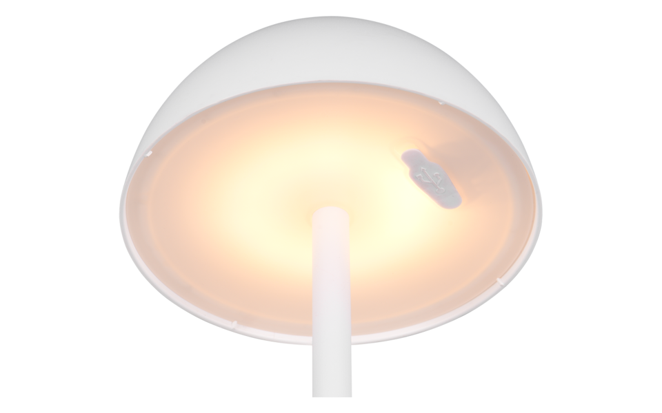 Trio Lighting Trio RICARDO tafellamp | LED | wit mat | Ø 13,5 cm | IP54 | 1x 1,7W | 240 lm | 3000K
