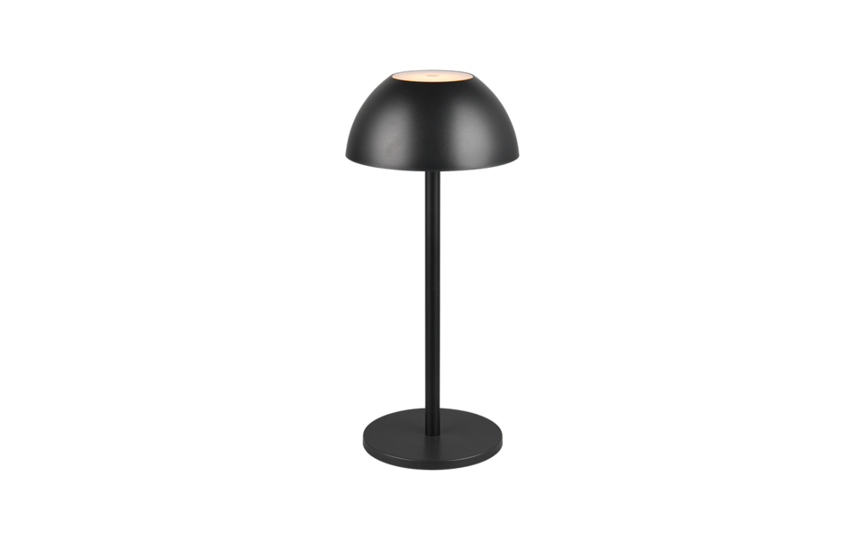 Trio Lighting Trio RICARDO tafellamp | LED | mat zwart | Ø 13,5 cm | IP54 | 1x 1,7W | 240 lm | 3000K Trio Lighting Trio RICARDO tafellamp | LED | mat zwart | Ø 13,5 cm | IP54 | 1x 1,7W | 240 lm | 3000K