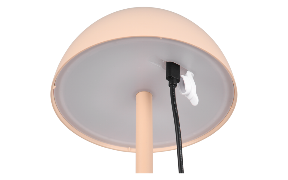 Trio Lighting Trio RICARDO tafellamp | LED | zand | Ø 13,5 cm | IP54 | 1x 1,7W | 240 lm | 3000K