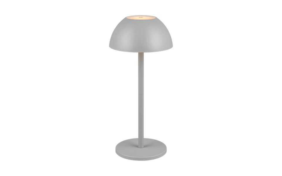 Trio Lighting Trio RICARDO tafellamp | LED | ultiem grijs | Ø 13,5 cm | IP54 | 1x 1,7W | 240 lm | 3000K