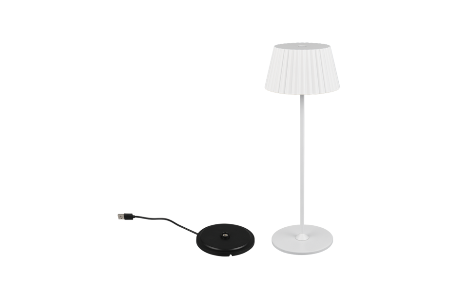 Trio Lighting Trio SUAREZ LED table lamp | 1x 2W 200 lm 3000K | chrome | Ø 13.5 cm | 38 cm