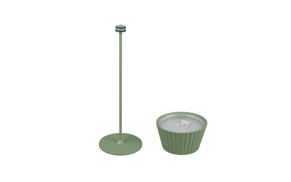 Trio Lighting Trio SUAREZ tafellamp | LED | pistaziengrün | Ø 13,5 cm | IP44 | 1x 1,5W | 200 lm | 3000K | dimbaar
