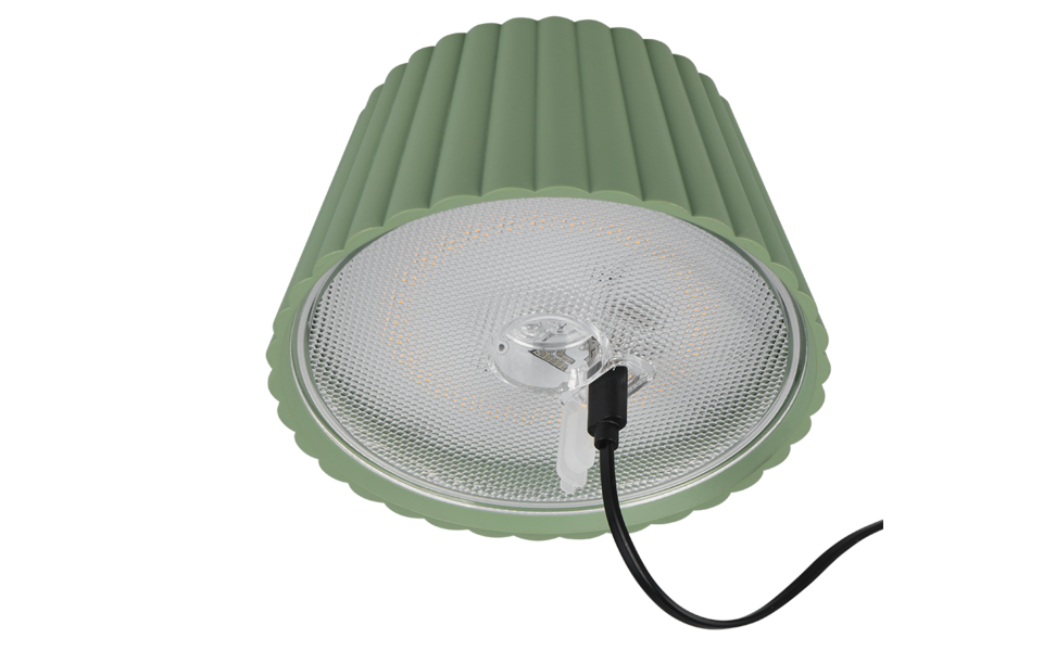 Trio Lighting Trio SUAREZ tafellamp | LED | pistaziengrün | Ø 13,5 cm | IP44 | 1x 1,5W | 200 lm | 3000K | dimbaar