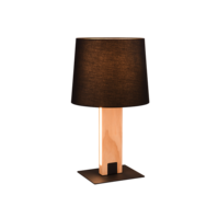 Trio RAHUL tafellamp | LED | mat zwart met zwart | Ø 28 cm | IP20