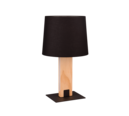 Trio Lighting Trio RAHUL tafellamp | LED | E27 Fitting | mat zwart met zwart | Ø 28 cm | IP20 | excl. 1x E27 | 1x 6W | 700 lm | 3000K | dimbaar