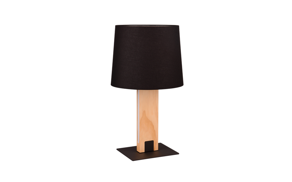 Trio Lighting Trio RAHUL tafellamp | LED | E27 Fitting | mat zwart met zwart | Ø 28 cm | IP20 | excl. 1x E27 | 1x 6W | 700 lm | 3000K | dimbaar