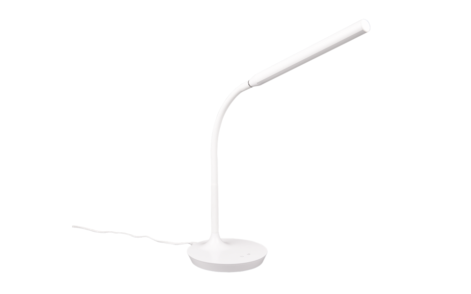 Trio Lighting Trio TORO tafellamp | LED | wit | Ø 16,4 cm | IP20 | 1x 5W | 700 lm | 3000+4000+5000K Trio Lighting Trio TORO tafellamp | LED | wit | Ø 16,4 cm | IP20 | 1x 5W | 700 lm | 3000+4000+5000K