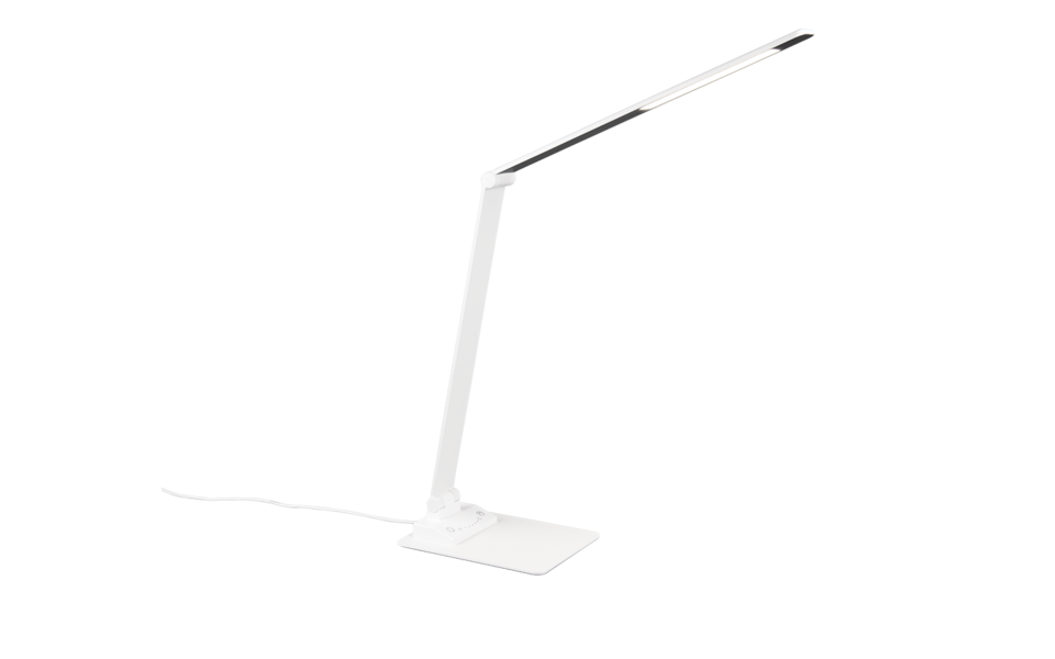 Trio Lighting Trio TRAVIS tafellamp | LED | wit mat | 15,5 x 71,9 cm | IP20 | 1x 6,5W | 650 lm | 3000+5000+6500K | dimbaar Trio Lighting Trio TRAVIS tafellamp | LED | wit mat | 15,5 x 71,9 cm | IP20 | 1x 6,5W | 650 lm | 3000+5000+6500K | dimbaar