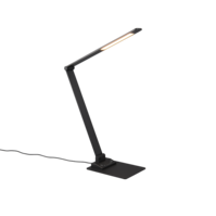 Trio TRAVIS tafellamp | LED | mat zwart | 15,5 x 71,9 cm | IP20