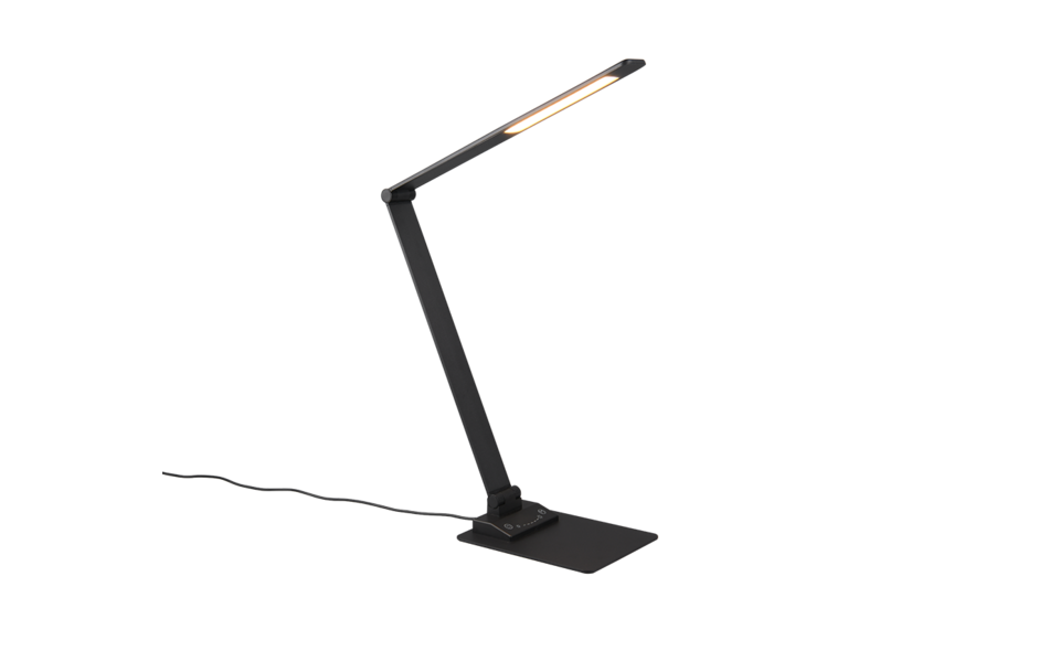 Trio Lighting Trio TRAVIS LED table lamp | 1x 13W 700 lm 3000-6500K | black | 45 cm