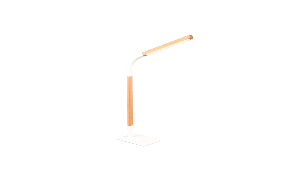 Trio Lighting Trio NORRIS tafellamp | LED | wit mat | 18 x 73,5 cm | IP20 | 1x 7W | 950 lm | 3000K