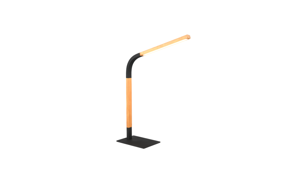 Trio Lighting Trio NORRIS LED table lamp | 1x 7W 600 lm 3000K | black | 42 cm