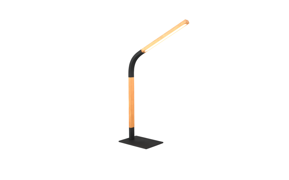 Trio Lighting Trio NORRIS tafellamp | LED | mat zwart | 18 x 73,5 cm | IP20 | 1x 7W | 950 lm | 3000K